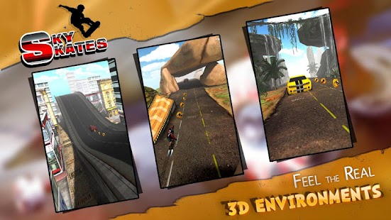 SKY SKATES 3D (Unlimited Coin/Keys)