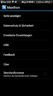 Maxthon Web Browser Screenshot