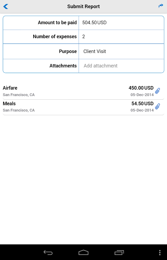 Oracle Fusion Expenses - Android Apps on Google Play