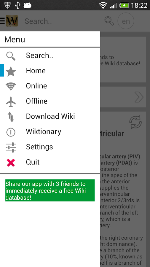 Encyclopedia Pro (Wikipedia) - screenshot
