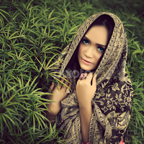 Beauty in garden by Iqbal Organizer - People Portraits of Women