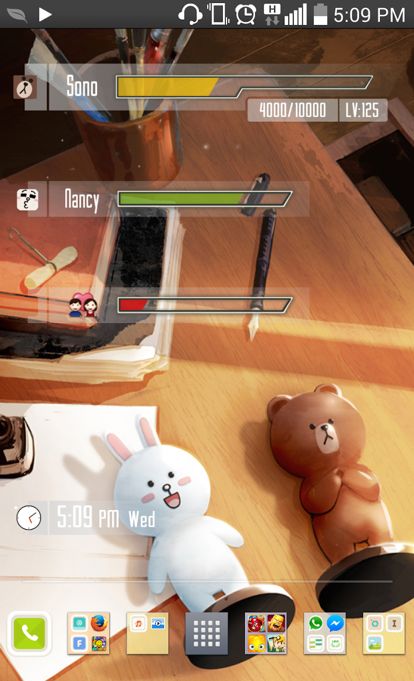 SAO Widget Screen 3