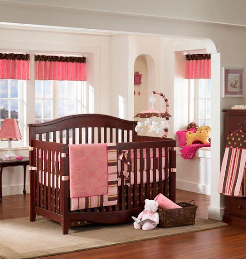Pink and Brown Baby Room Ideas