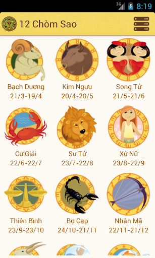 【免費娛樂App】12 Chòm Sao, 12 Cung Hoàng Đạo-APP點子