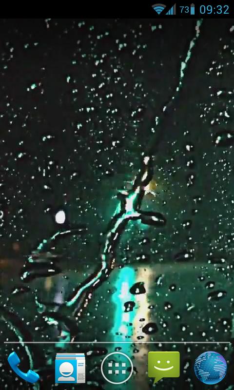 Rain Drops Live Wallpaper HD Screen 2