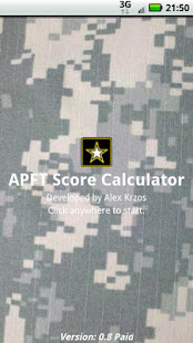 APFT Calc w/ Score Log ad-free(圖1)-速報App