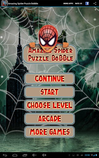 Amazing Spider Puzzle Bobble