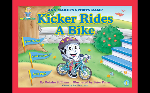 Kicker Rides a Bike