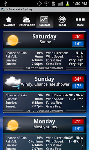 【免費天氣App】Australian Weather-APP點子