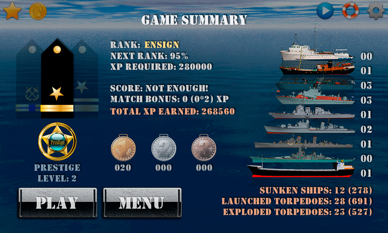 Silent Submarine Career - screenshot