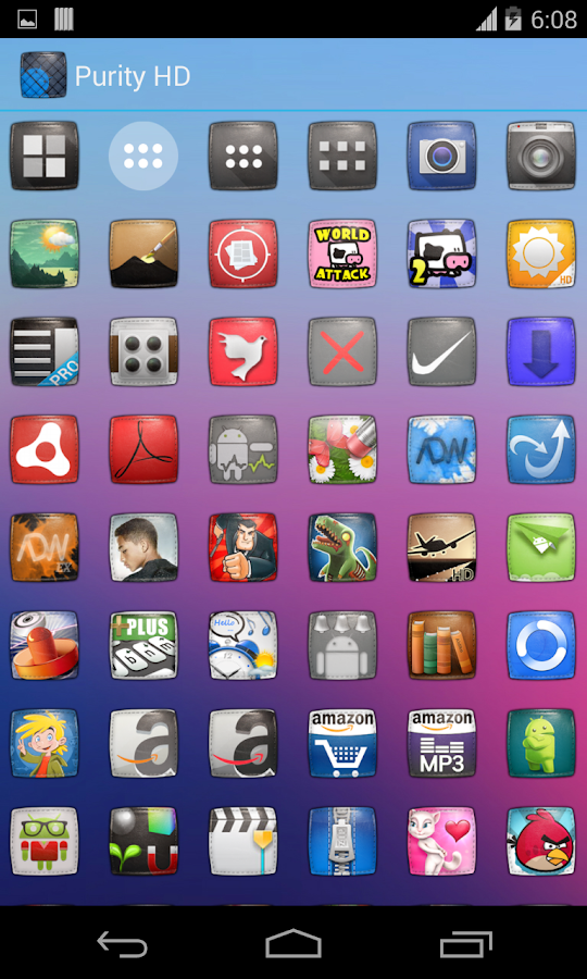 Purity(APEX NOVA KITKAT THEME) - screenshot