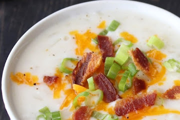 Light Loaded Potato Soup