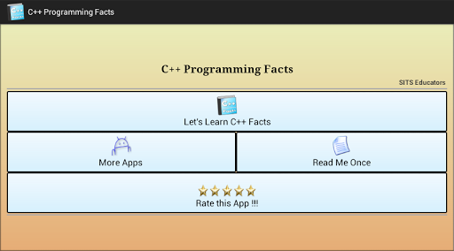 【免費教育App】C++ Programming Facts-APP點子