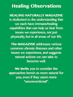 Free Download HEALING NATURALLY MAGAZINE APK for PC