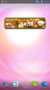 Download Christmas Weather Clock Widget APK