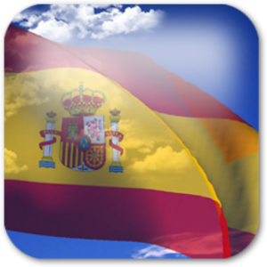 3D Spain Flag logo