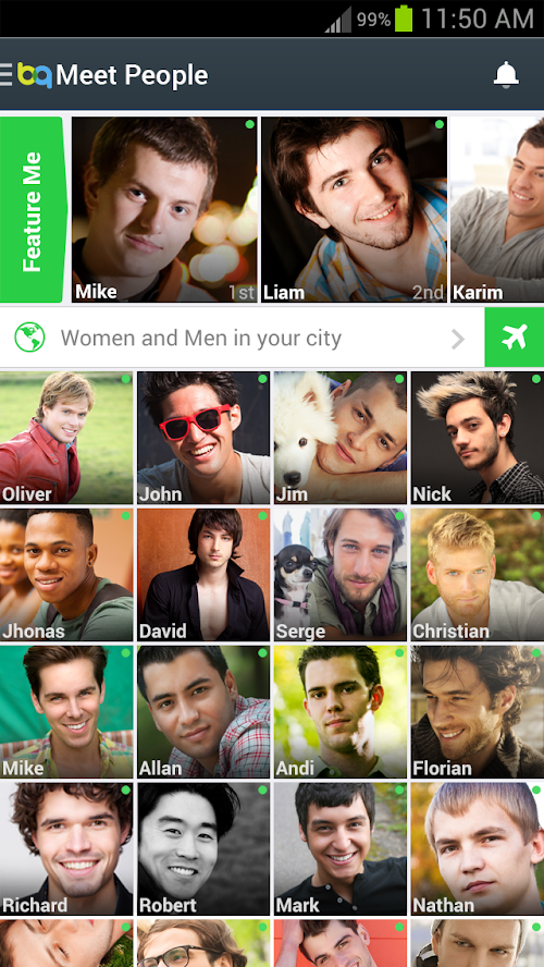 Android application BoyAhoy+ - Gay Chat &amp; Friend screenshort