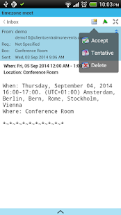 Mobile Access for Outlook OWA Screenshot