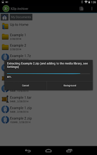 XZip - zip unzip unrar utility Screenshot