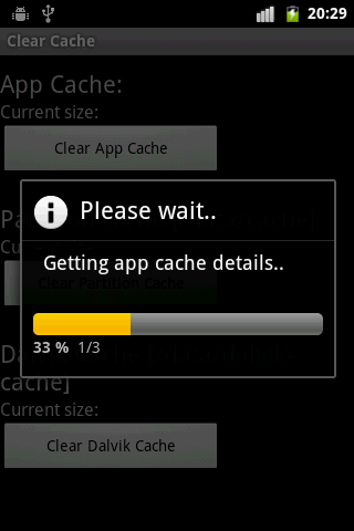 Clear Cache