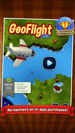 【免費教育App】GeoFlight Europe: Geography-APP點子