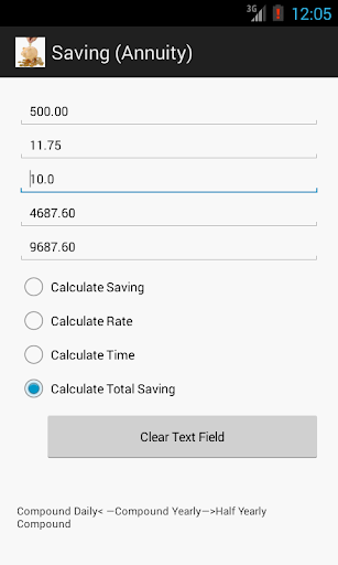 Saving Annuity