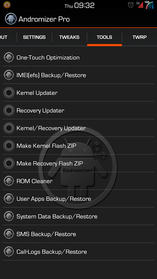 Andromizer Pro - screenshot