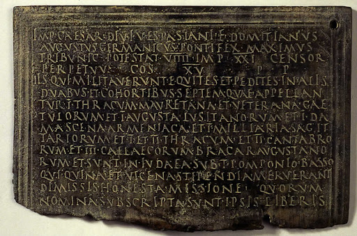 Roman Military Diploma