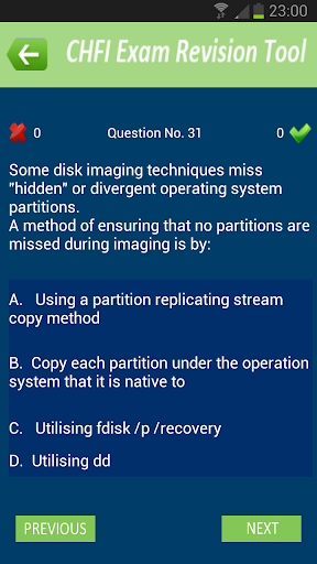 CHFI Exam Revision Tool