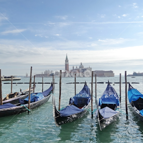 Gondolas by Evgeniy Pisarev - Transportation Boats