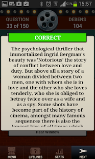 Genius Cinema Quiz Screen 3