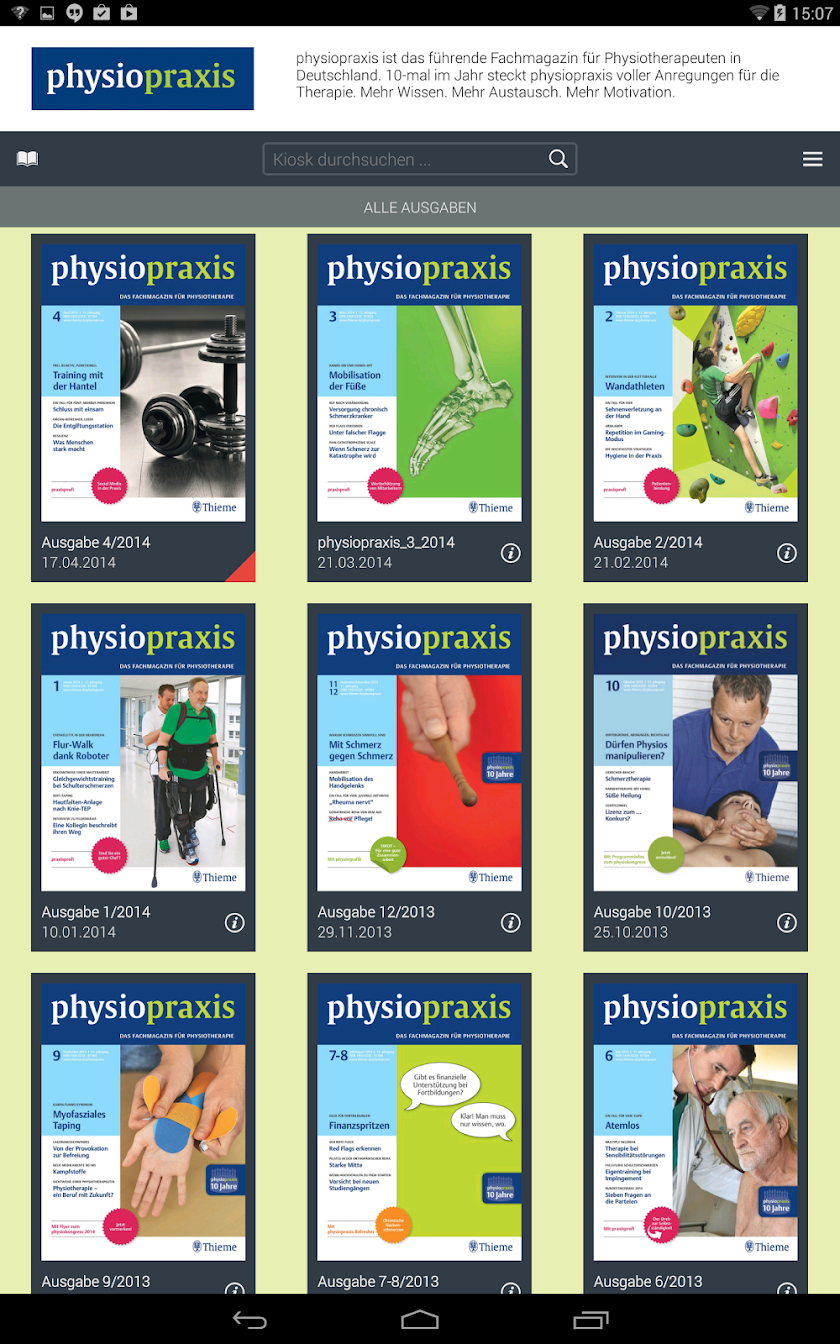 physiopraxis Screen 2