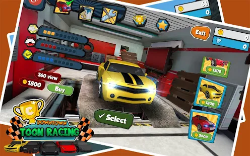 Downtown Toon Racing - screenshot thumbnail