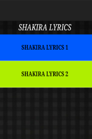 Just The Lyrics - Shakira