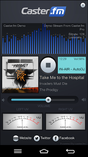 Caster.fm Demo App 1.0.3 screenshots 1
