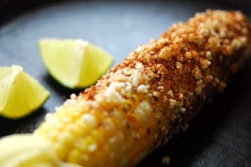 Mexican corn on the cob