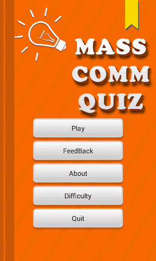 【免費教育App】MassComm Quiz-APP點子