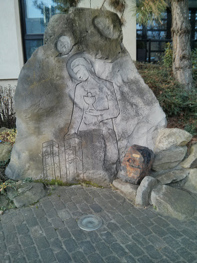 Die Heilige Barbara In Stein