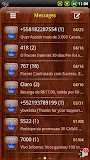 Mahogany Wood GO SMS Theme