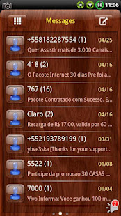 Mahogany Wood GO SMS Theme(圖1)-速報App