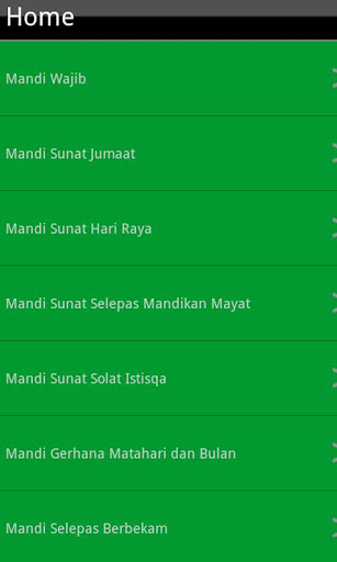 Panduan Mandi Wajib dan Sunat