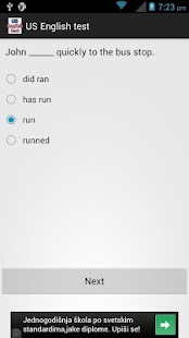 Lastest US English test APK for Android