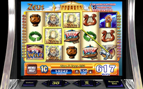 Android application Zeus - HD Slots screenshort