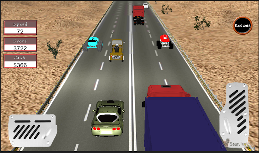 【免費賽車遊戲App】Desert Traffic Racer - 3D-APP點子