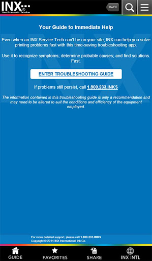 INX Troubleshooting Guide