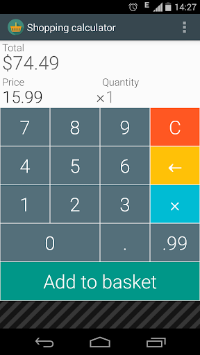 Shopping calculator