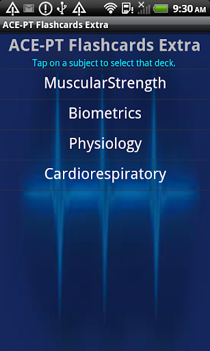 ACE-PT Flashcards Extra