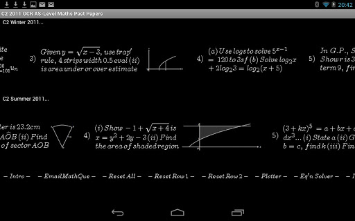 C2 OCR 2011 Past Papers