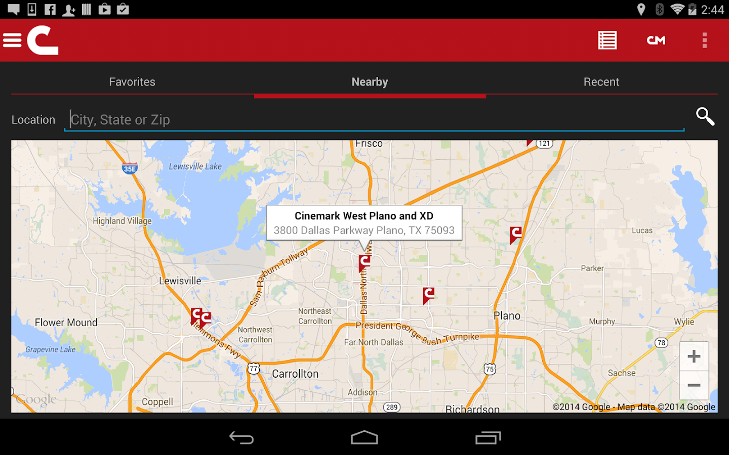 Cinemark Theatres Android Apps on Google Play