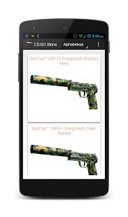CS:GO Skins Database - screenshot thumbnail